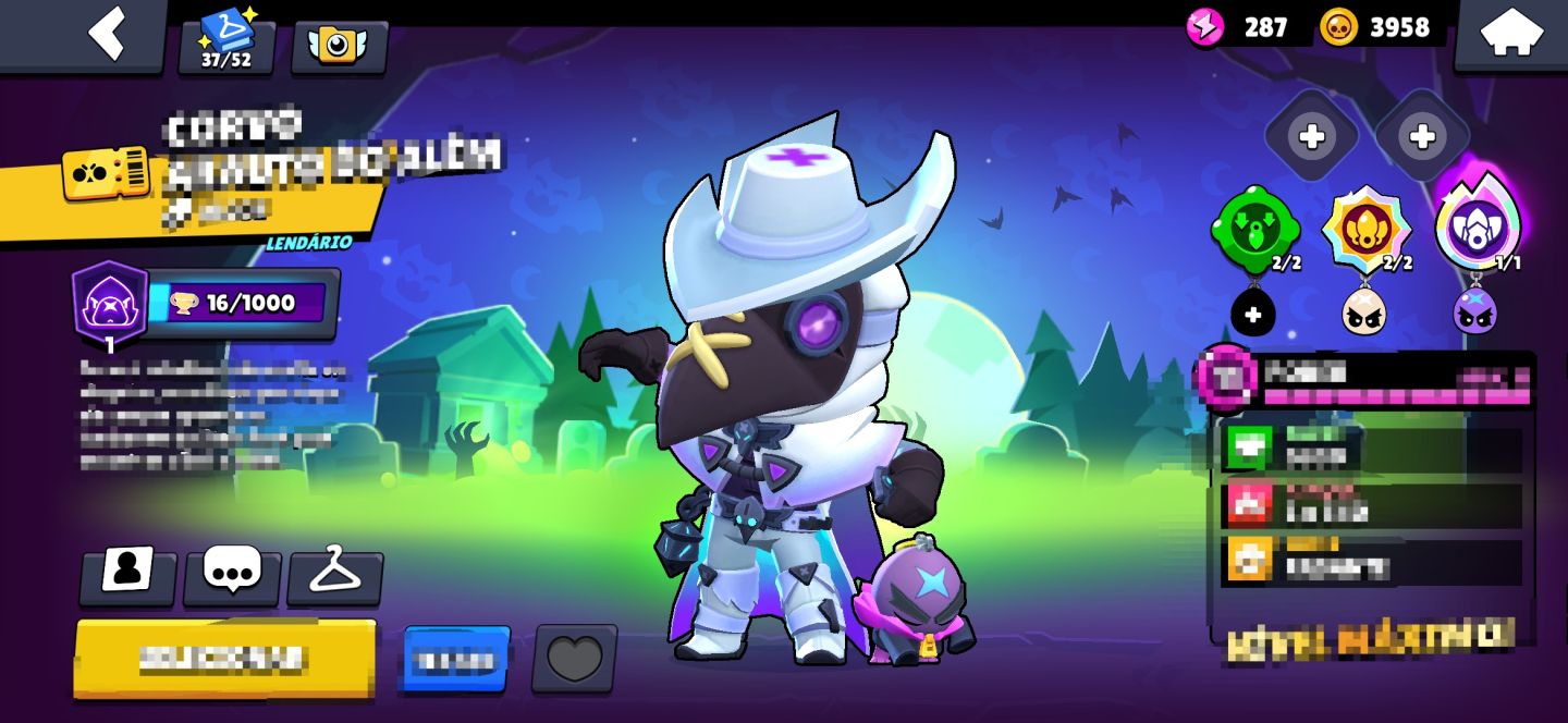 CONTA BRAWL STARS SKINS RARAS!
