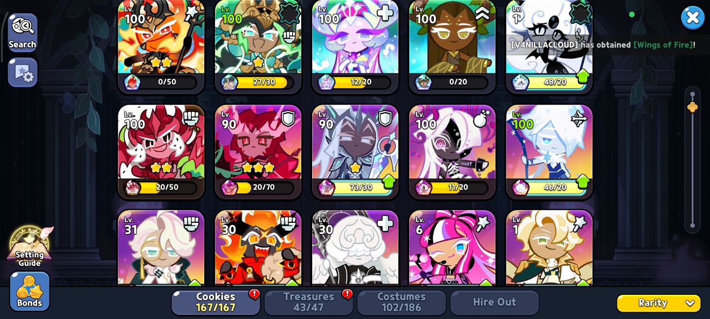 Conta para iniciantes COOKIE RUN:KINGDOM