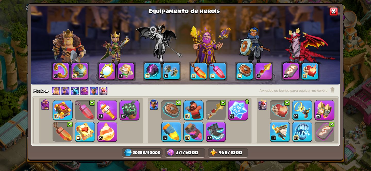 Cv18 97% Full de Clash of Clans - LVL262