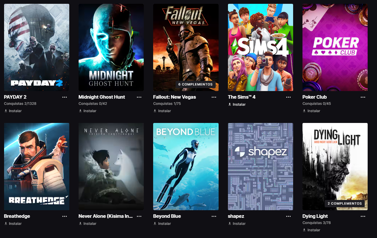 Conta full aceso Epic Games com diversos jogos