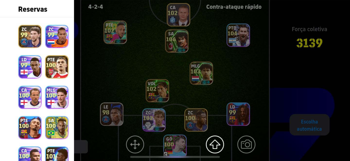 CONTA DE EFOOTBALL MT BOA COM GULLIT PRA SAIR LG NO PRECINHO