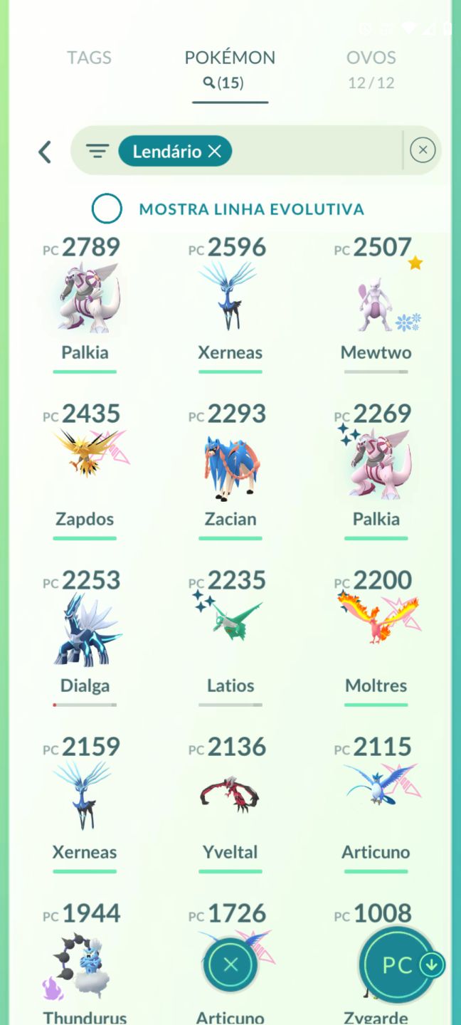 Conta Pokémon GO Lvl 40 | Mime Jr. Shiny Raro + Palkia Shiny + Trio Aves de Gala