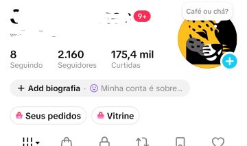 CONTA TIKTOK 2.1K DE SEGUIDORES COM VITRINE SHOP SEM DOCUMENTO