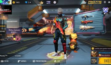 Conta Free Fire (nível 40) gemada