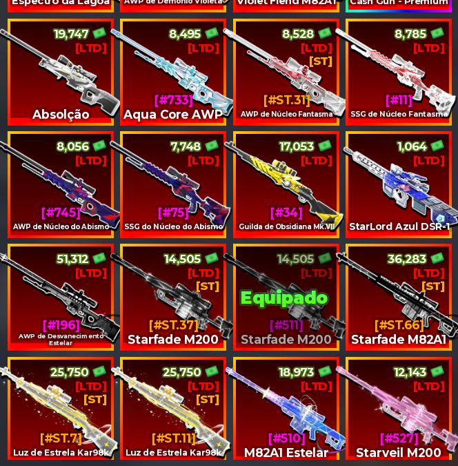 SNIPER ARENA | SOMENTE SKINS LIMITADAS | ITENS RAROS E EXCLUSIVOS | E APROVEITE!