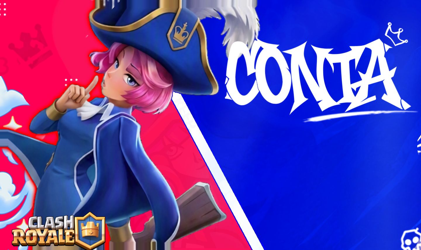 CONTA CLASH ROYALE BRABA D+