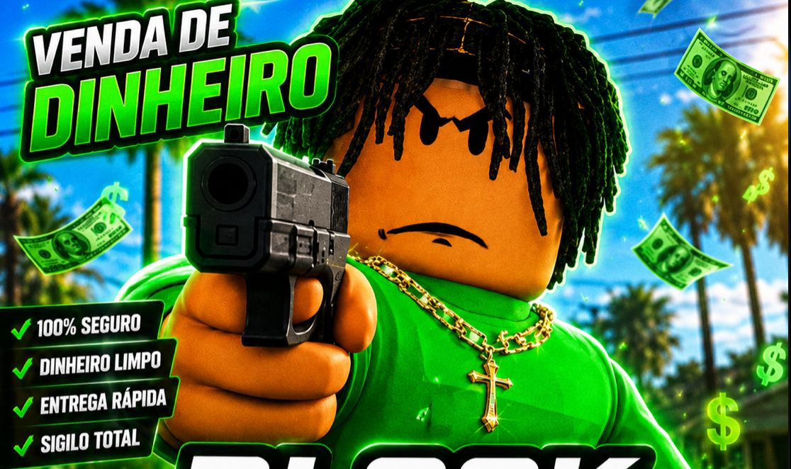 (DINHEIRO) CONTAS COM DINHEIRO E ITENS BLOCKSPIN ROBLOX