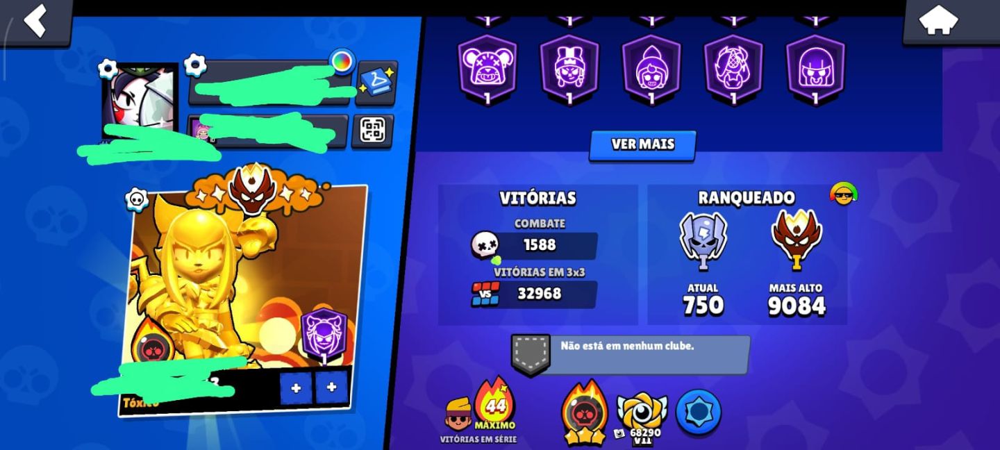 Conta brawl stars