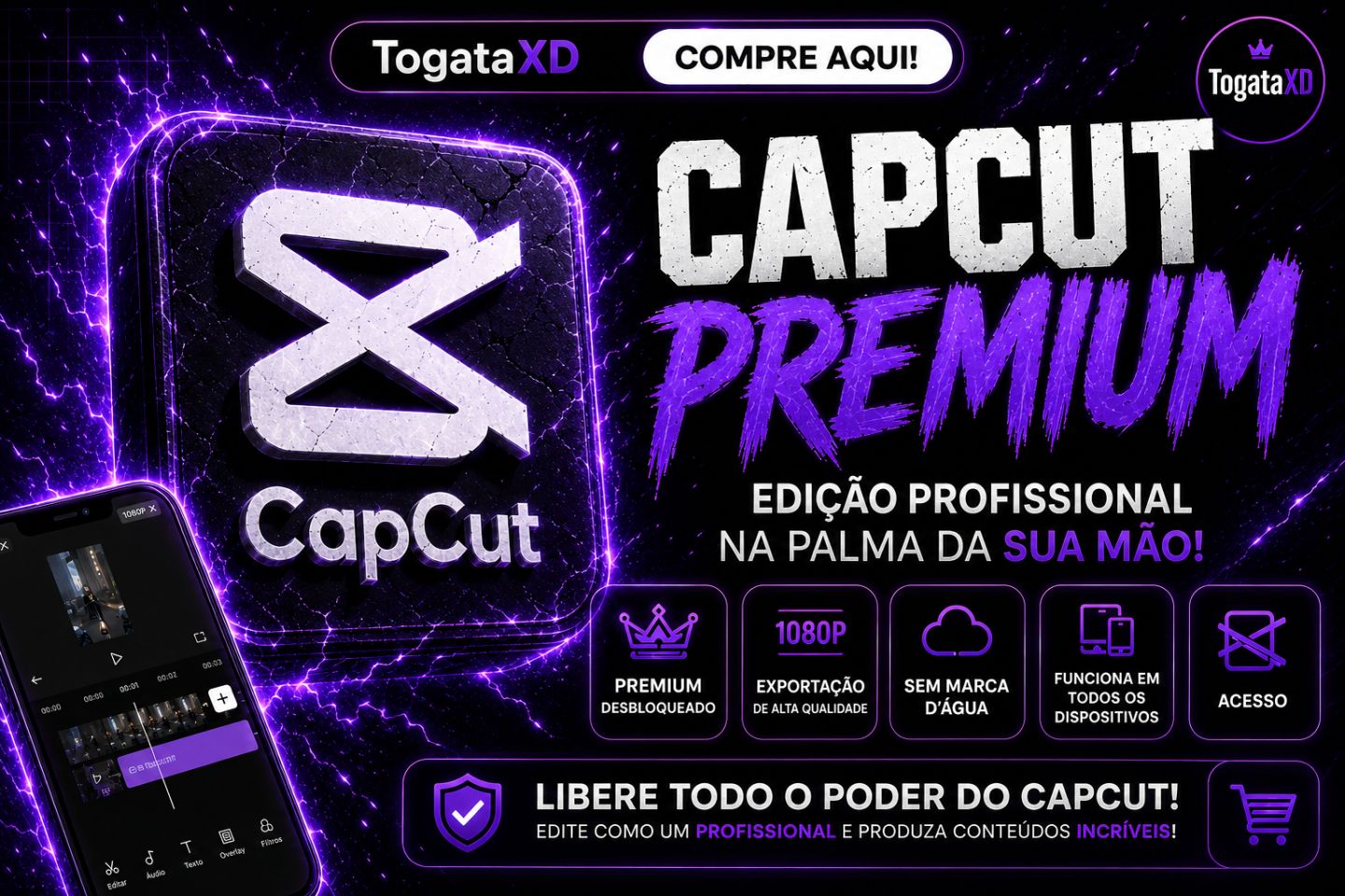 CAPCUT PRO MENSAL