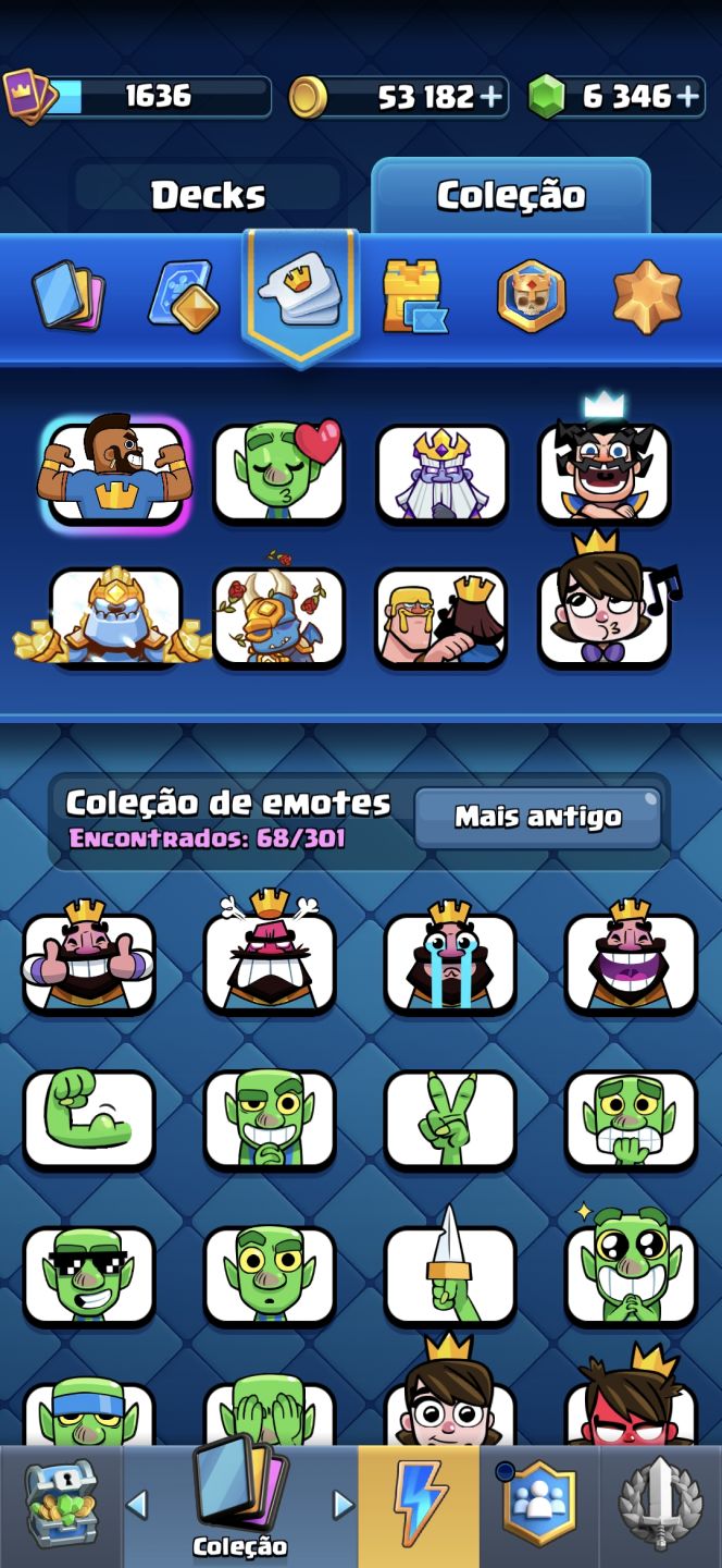 Conta de clash top com 11k de troféus