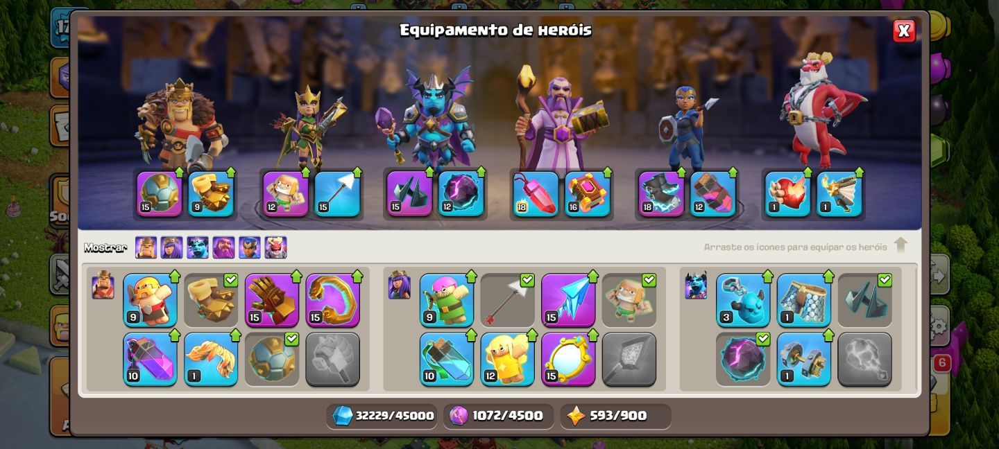 Clash of Clans | CV15 com LVL 172