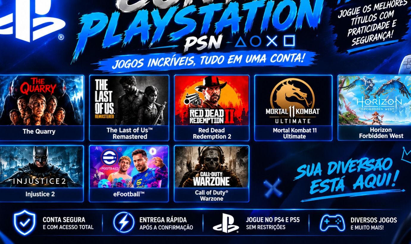 CONTA EFOOTBALL + [ PSN COM JOGOS]