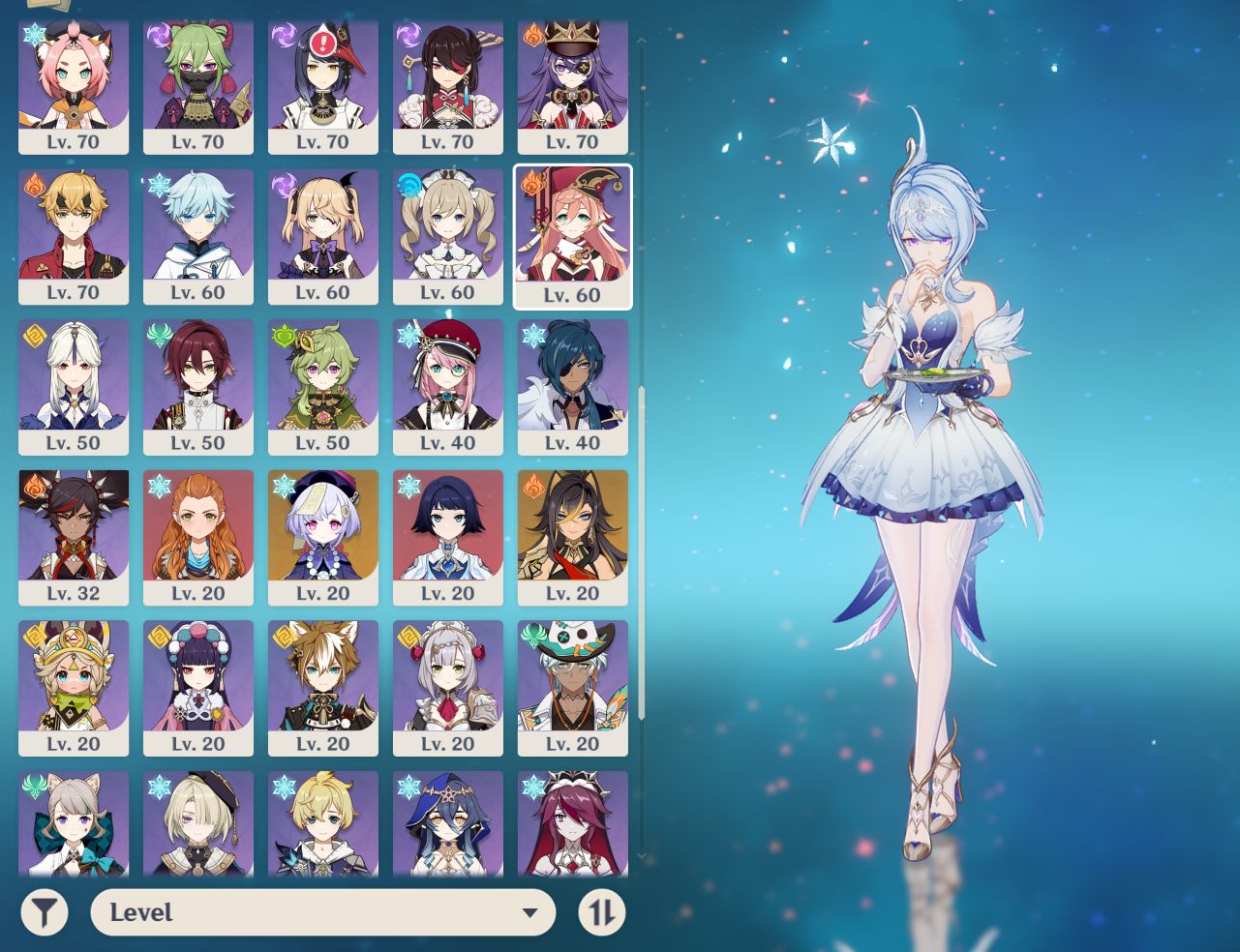 Conta HoYoverse | Genshin & HSR | YAE MIKO+ODETTE 20+T5 | HIMEKO E1S1 + 20+T5