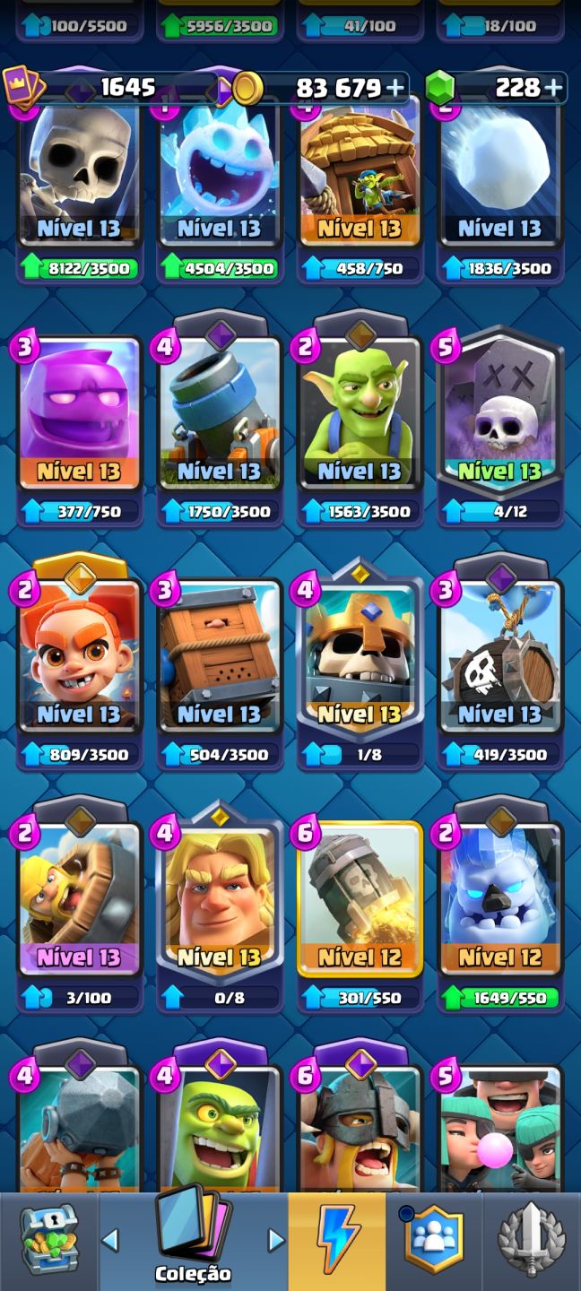 Conta Clash Royale Arena 28