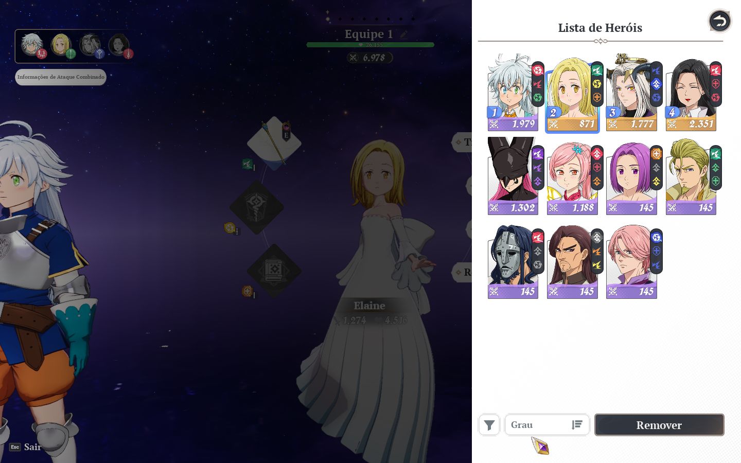Conta The Seven Deadly Sins Origin |11 Herois| via google