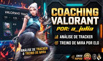 Mentoria VALORANT: Análise de Tracker e Treinos de Mira