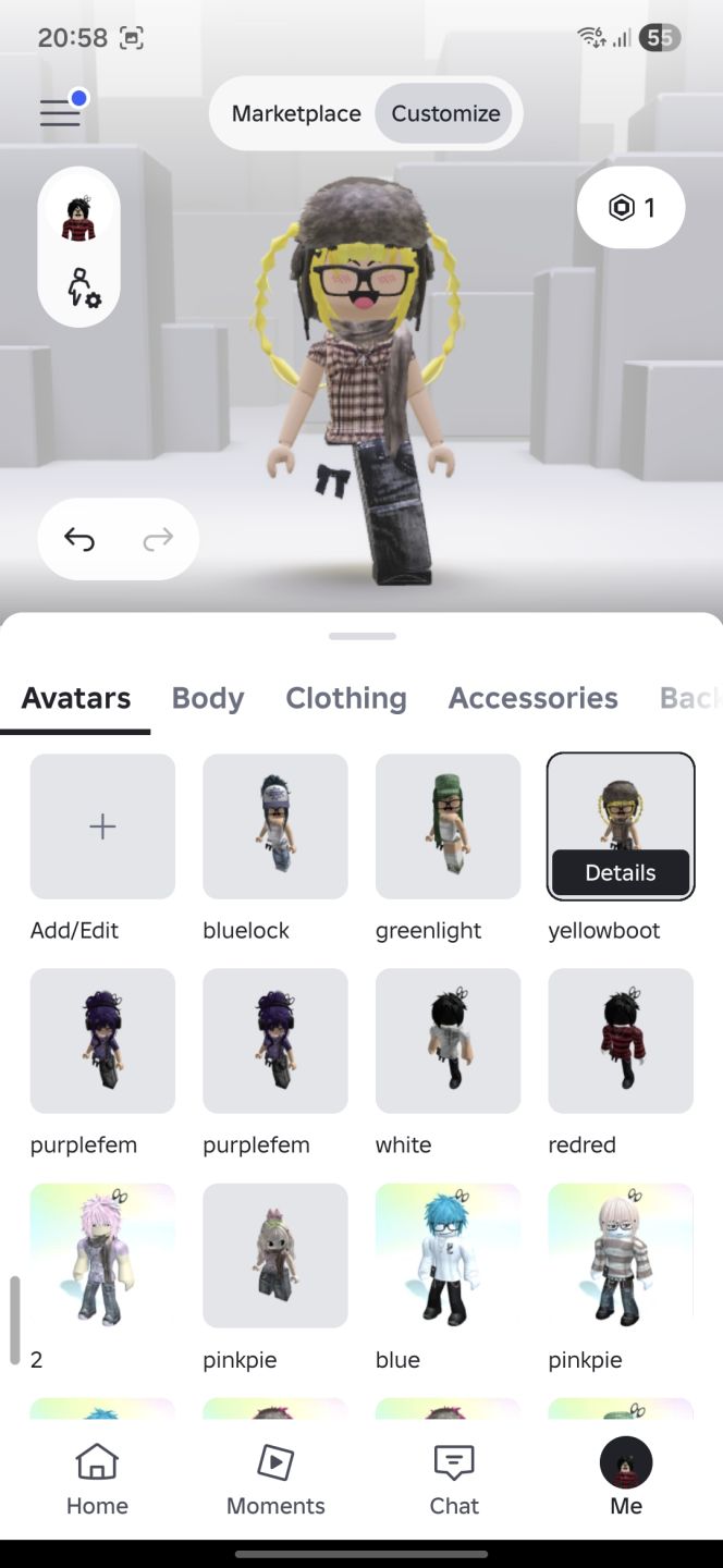 Conta roblox unissex 38k gastos, valor negociável