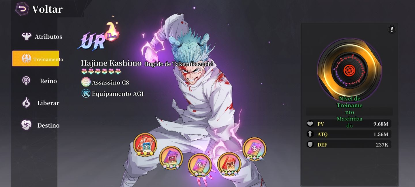 Conta de rei do jujutsu