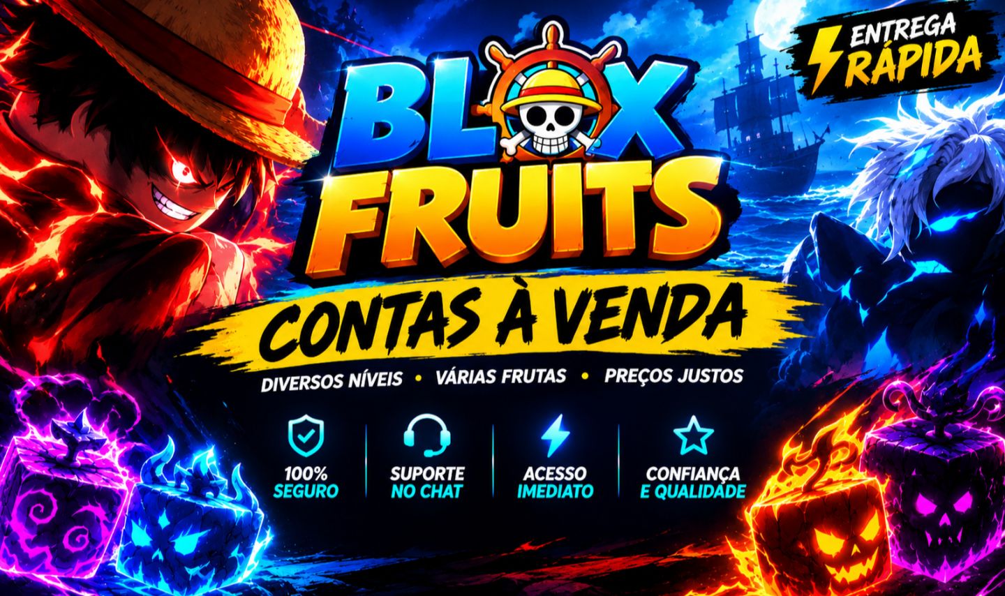 CONTAS BLOX FRUIT (MELHOR PREÇO)
