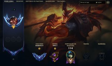 CONTA DIAMANTE 4 / 5 SKINS / ESPÓLIO RECHEADO / TROCA DE NICK / 19K EA / HANDLVL
