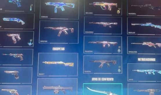 Conta VALORANT com skin de arcane