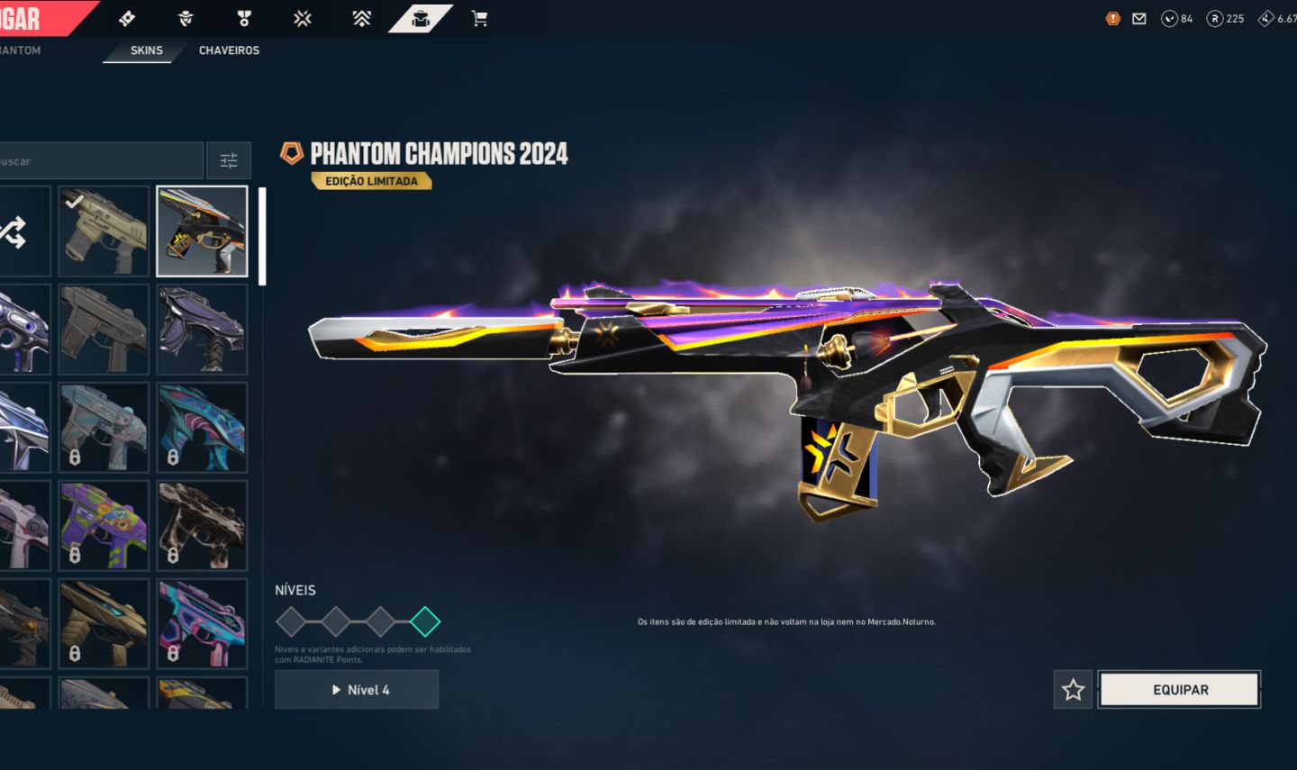 Conta valorant Bundle champions e+