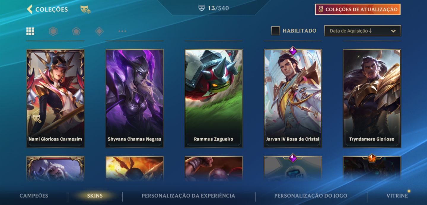Conta ótima para upar!!!