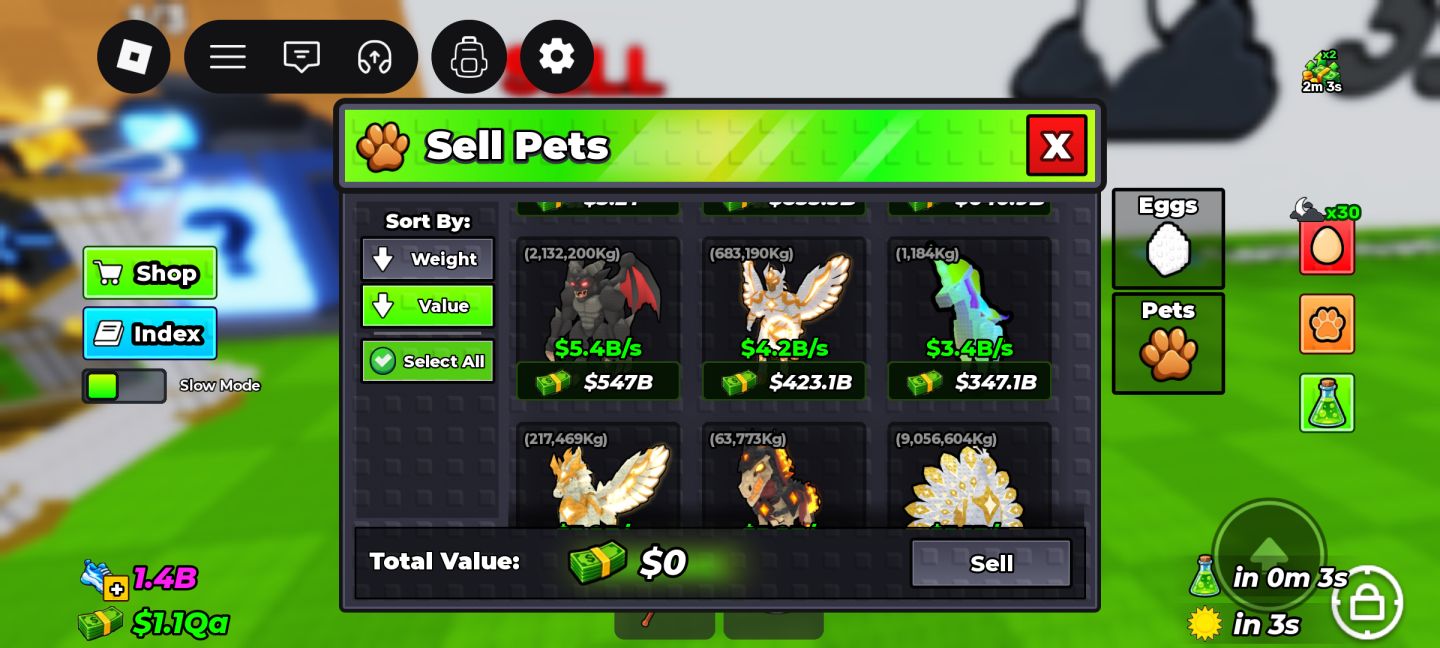 [Conta Steal a Egg] 300B/S Melhor preço