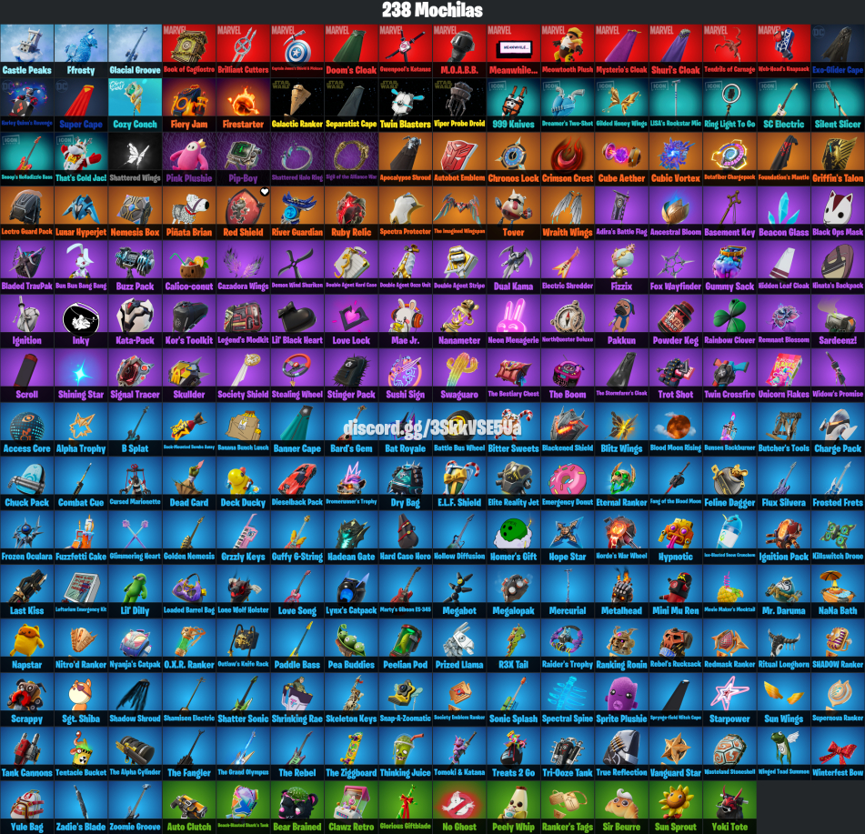 CONTA FORTNITE OG 160+ SKINS NÍVEL 3.150+