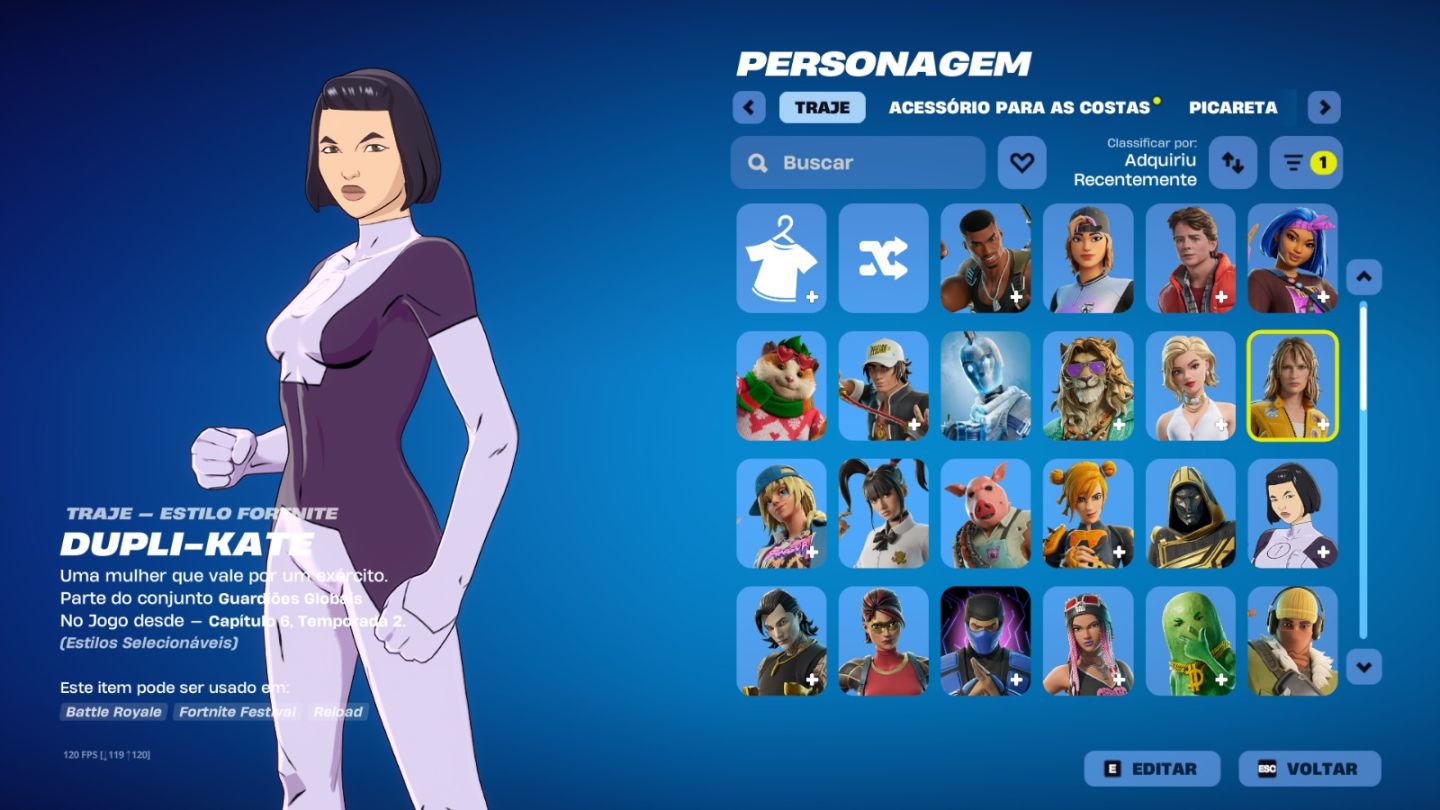 Conta Fortnite