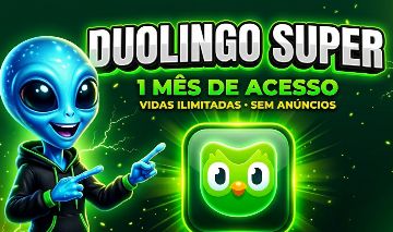 Duolingo Super | 1 Mês | Sem Anúncios
