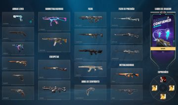 Conta full acesso de valorant com diversas skins.