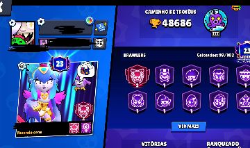 Conta de brawl stars e clash royale