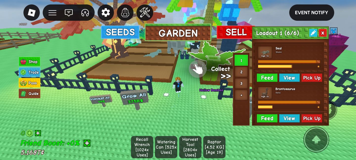 Conta Roblox Top - Focada em Grow a Garden