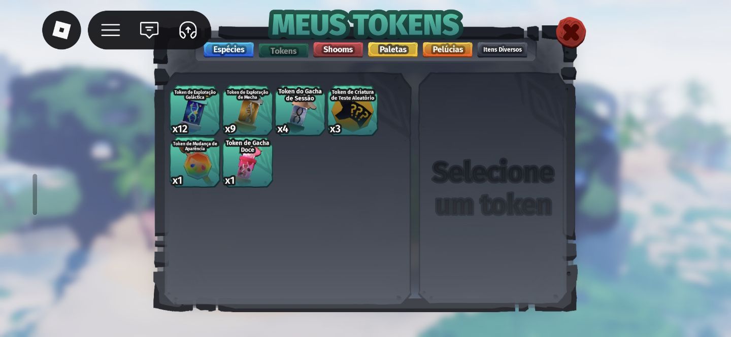 Criaturas, tokens, paletas, etc creatures of sonaria