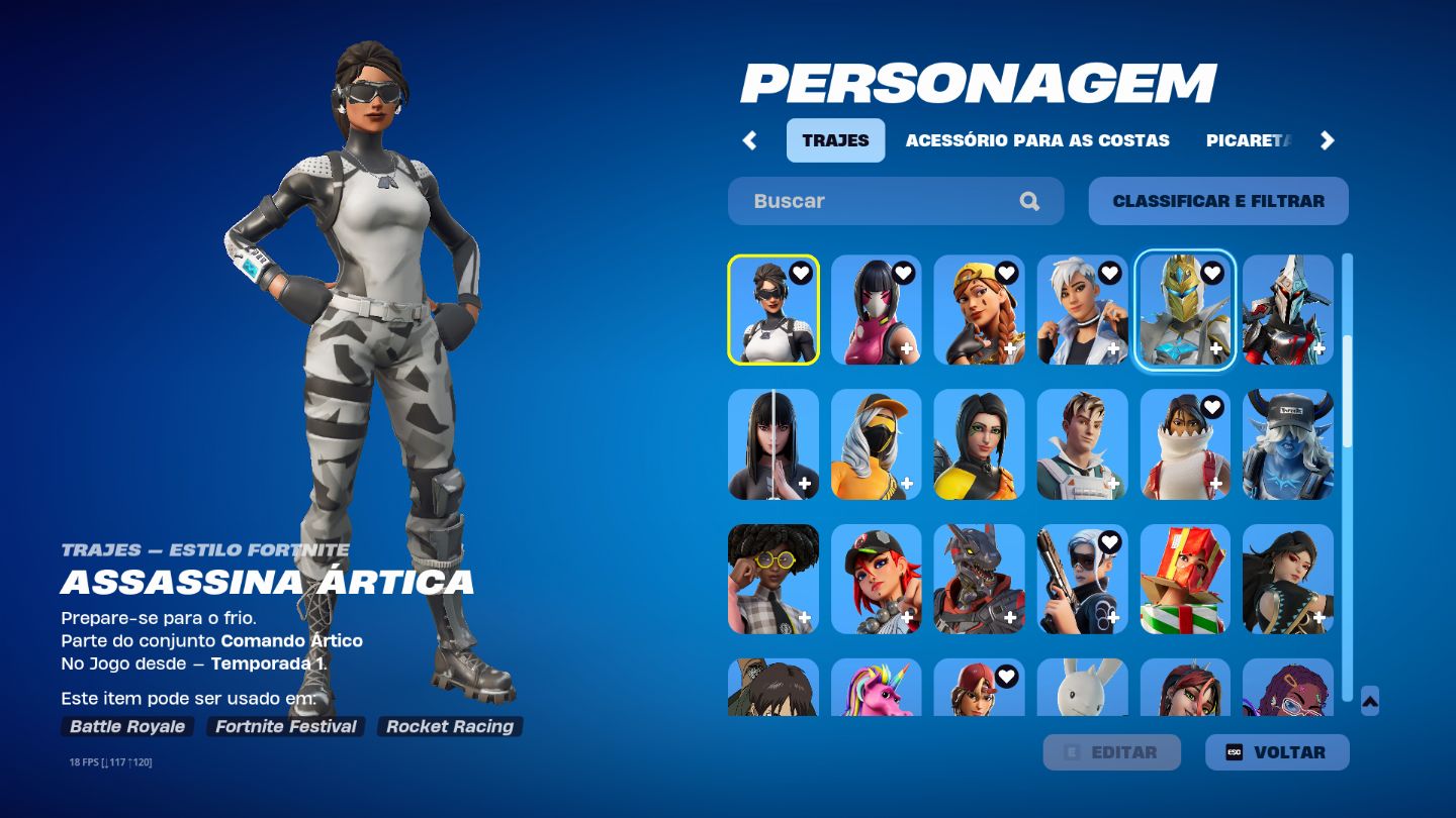 CONTA FORTNITE RARA TRYHARD - PICARETA KRATUS