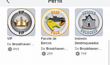 Contas com passes brookhaven
