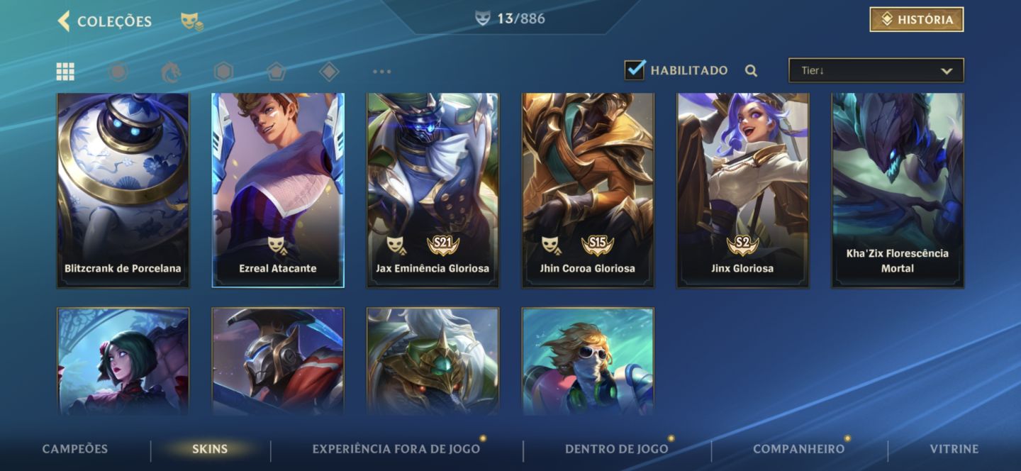 CONTA WILD RIFT DIAMANTE