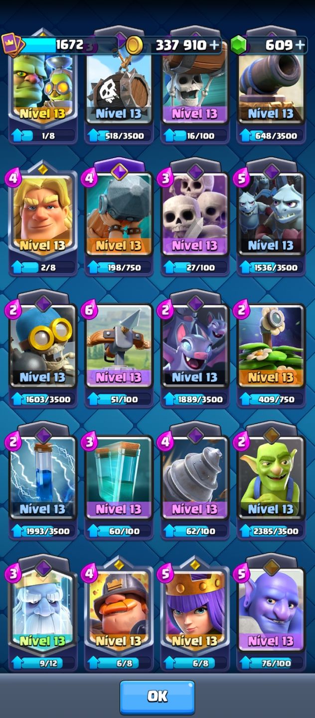 Conta Supercell Clash of clans e Clash royale