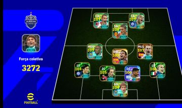 Conta eFootball 3250+ de força segunda divisão