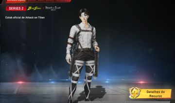 CONTA BLOODSTRIKE COM SKIN LEVI E MIKASA