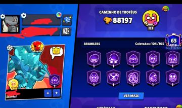 Conta Brawl Stars Upada 88k de troféus