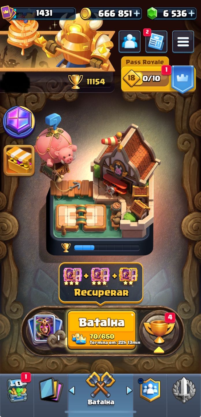 CLASH ROYALE 8 ANOS | KT15 | 11.1K TROFÉUS | 6.5K GEMAS | LVL 16