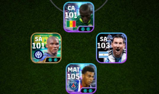 Conta Efootball | Iniciante com Doué 107 + Eto + Yamal + Messi 105