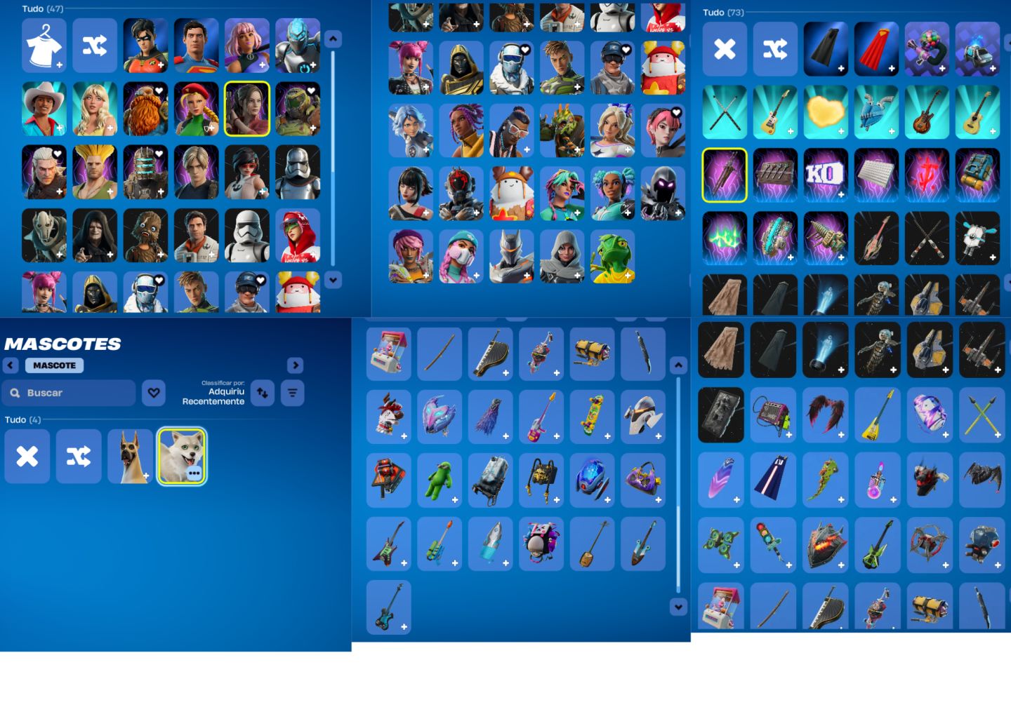 Conta Fortnite Rara - Geralt e Doom