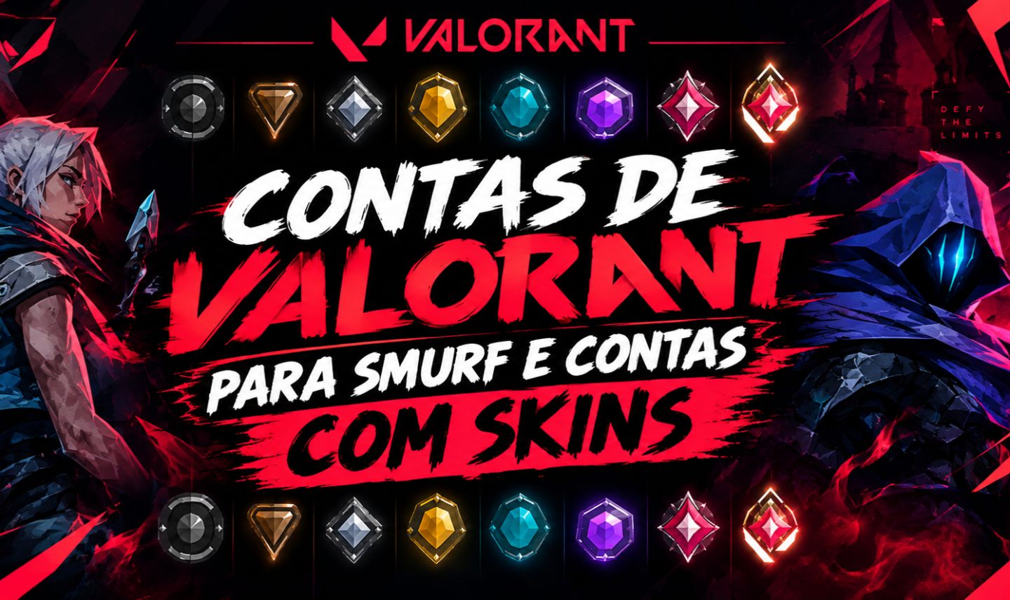 CONTAS VALORANT (BR) PARA COMP, TODOS OS ELOS (FULL ACESSO) [ENTREGA AUTOMÁTICA]