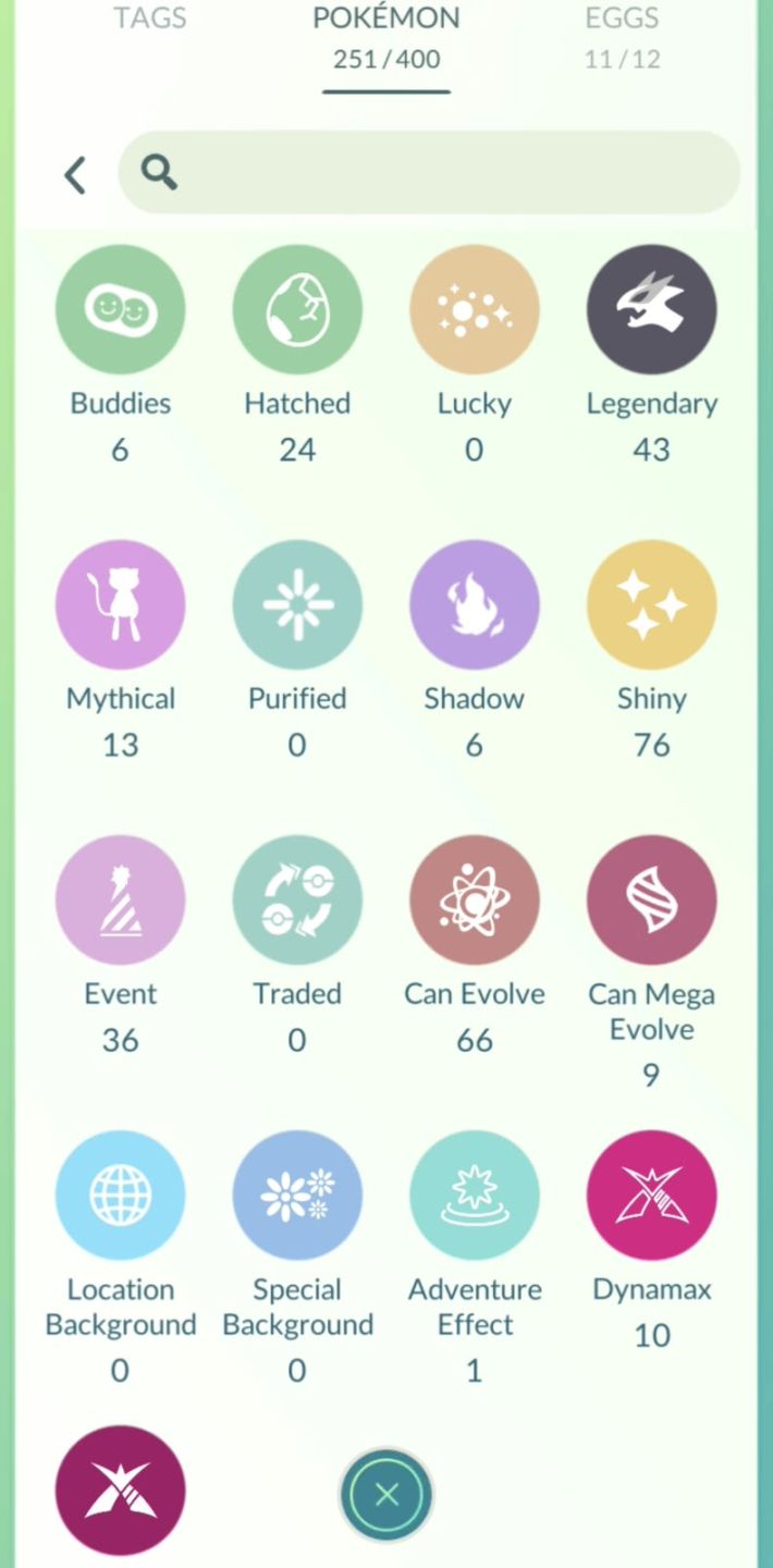 CONTA DE 2024 LVL 57/76 SHINY/43 LEGENDARY/36 EVENT/32 4/3.7KK STARDUST