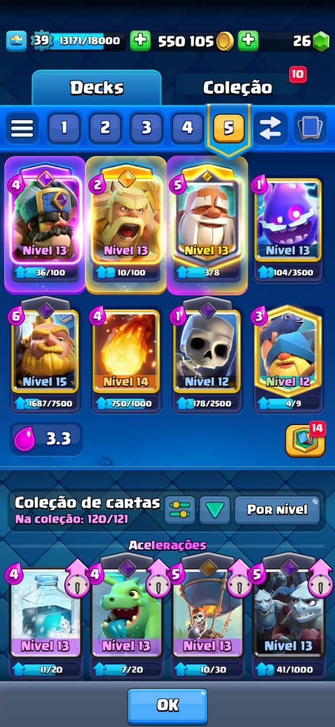 CONTAS DE CLASH ROYALE (35% OFF!!!)
