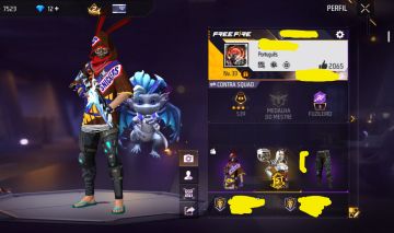 CONTA FREE FIRE TOP - NIVEL 33 | CARTÃO TROCA DE NOME