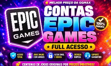 CONTAS EPIC GAMES ONLINE | FULL ACESSO | MELHOR PREÇO! ENTREGA AUTOMATICA